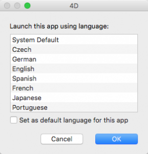 Define in which language will start 4D when using international version ...