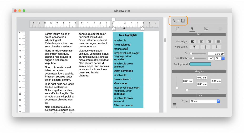 Select 4D Write Pro Interface pages to display - 4D Blog