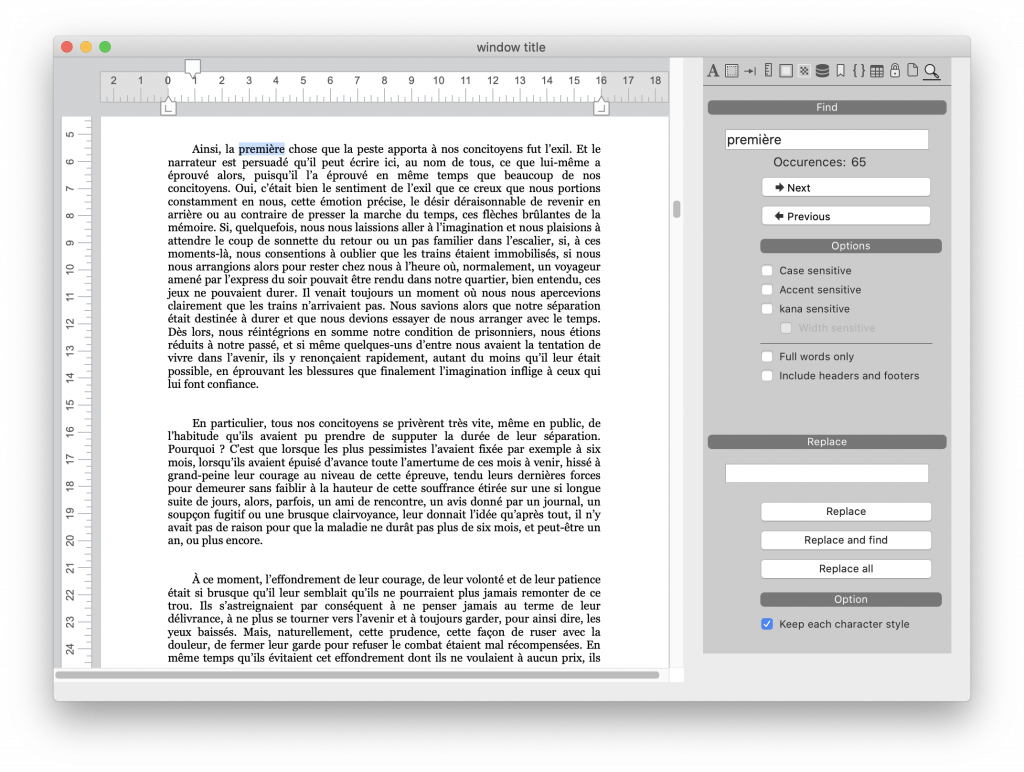 4D Write Pro - Find and Replace - 4D Blog
