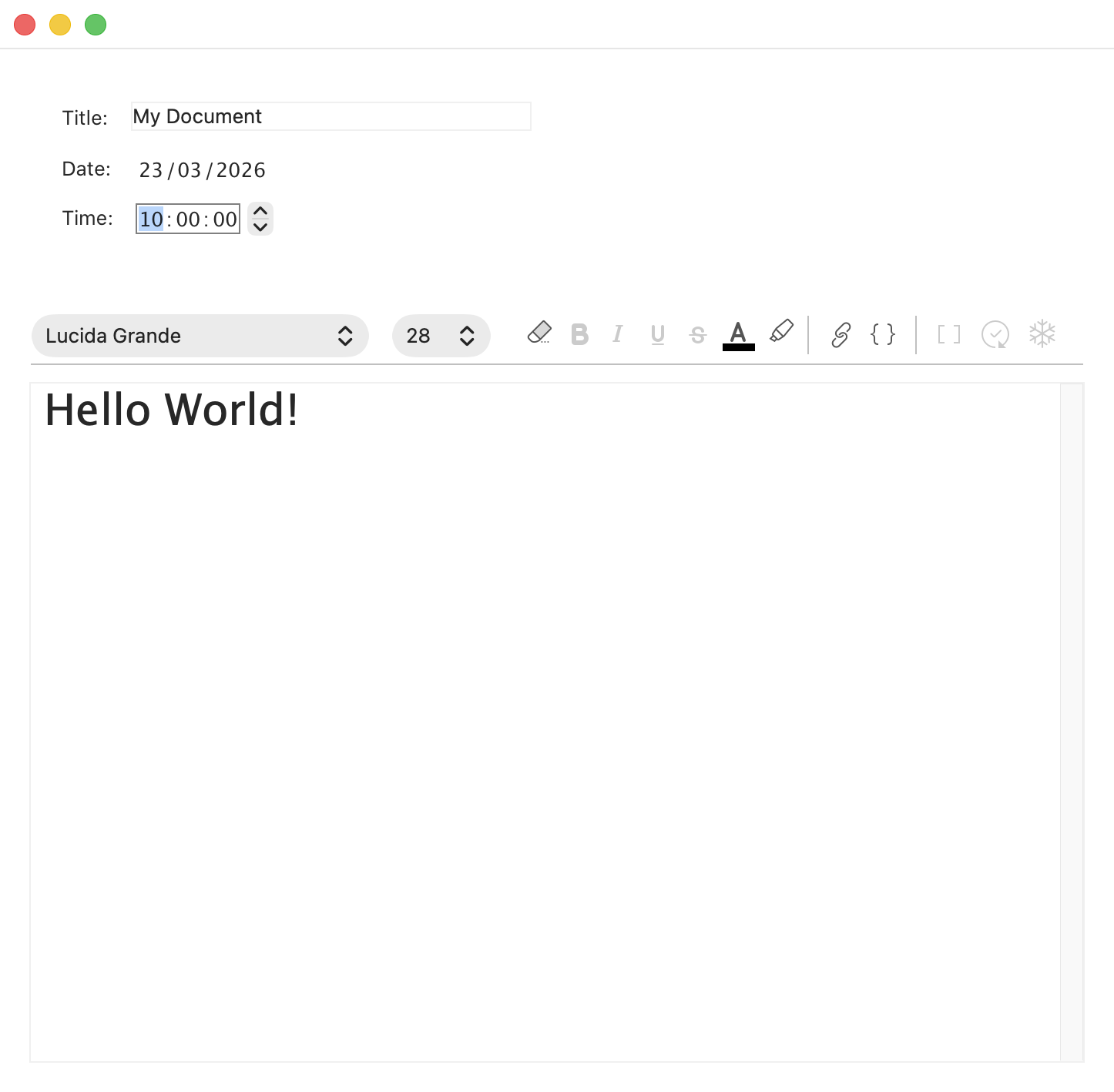 Exemple of widgets in Object Library on macOS