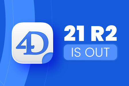 Featured image announcing the beta release of 4D 21 R2, highlighting new features introduced in the update