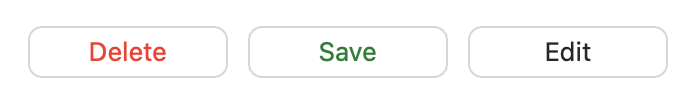 Custom-styled buttons with colored borders
